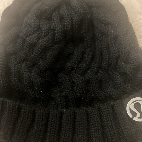Lululemon athletica knitted black beanie small/medium - Picture 5 of 11